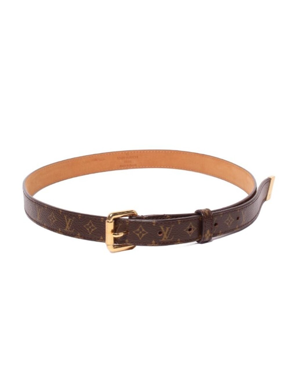 Louis Vuitton Belt Ceinture LV Cut 20 Monogram